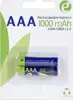 Gembird Ni-MH rechargeable AAA batteries, 1000mAh, 2pcs blis
