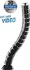 Transmedia Flexible Cable Management, Black
