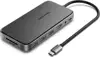 Vention USB-C to HDMI USB 3.1 Gen 2-A x2 USB 2.0 M.2 NGFF SD TF PD DC 3.5mm SSD Enclosure Docking Station 0,15m