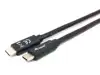 USB 3.2 Gen 1 kabel C->C M/M 1,0 m, 3A/60W, crni