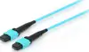 Opt. prespojni kabel MTP/MTP (tip A) 12 niti 50/125µm OM4, tirkizni, 3,0m