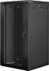 Ormar zidni 19" 1-djelni 22U - 600(š)x1082(v)x600(d) mm, crni (RAL 9004), rastavljen