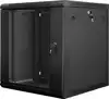 Ormar zidni 19" 1-djelni 12U - 600(š)x635(v)x600(d) mm, crni (RAL 9004), rastavljen