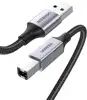 Ugreen printer cable USB 2.0 type B USB cable USB A to USB B compatible with HP, Canon, Epson, Lexmark, Dell, Brother (3m).