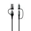 HAVIT charging cable 4in1 USB / USB-C to USB-C / Lightning, 