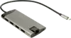 Inter Tech USB Type C docking station with 3x USB 3.0 Type A, 4K HDMI, RJ45 gigabit network connection, card reader for Micro SD, and much more