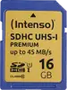 Intenso Premium - flash memory card - 16 GB - SDHC UHS-I