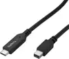 StarTech.com 6ft / 2m USB-C to Mini DisplayPort Cable - 4K 60Hz - Black - USB 3.1 Type C to mDP Adapter (CDP2MDPMM6B) - external video adapter - STM32F072CBU6 - black