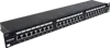 INTELLINET 24-Port Cat6a Patch Panel FTP 1U black