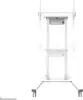 Motorizirani podni stalak za televizore ravnog ekrana do 100'' (254 cm) 110 kg FL55-875WH1 Neomounts Bijela