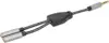 Adapter MANHATTAN, 3.5mm (M) na 2x 3.5mm (Ž), TRS, Y-razdjelni, 0.15m