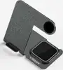 VEGER wireless charging station 3-in-1 Y9 for smartphone, Apple watch, AirPods, gray.