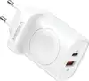 VEGER W002E multifunctional wall charger 3 in 1, PD 20W, white.