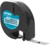 DYMO LetraTag-Band, plastika 12mm x 4m crna->prozirna