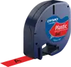 DYMO LetraTag-Band, plastična 12 mm x 4 m crna->rot