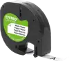 DYMO LetraTag-Band Papier 12mm x 4m schwarz->weiss