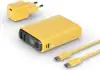 RealPower Powerbank PB-10000 Set gelb 10.000mAh