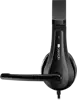 CANYON HSC-1, basic PC headset with microphone, combined 3.5mm plug, leather pads, Flat cable length 2.0m, 160*60*160mm, 0.13kg, Black