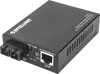 INTELLINET Gigabit PoE + Medienkonverter SC Singlemode 20km