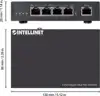 INTELLINET 4-Port Gigabit Ultra PoE-Extender 90W um 100m