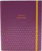 Blok kolegij B5 crte 96L s gumicom Dots 3 Marker rozi 1785