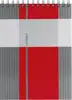 Blok kolegij A6 crte 80L spirala gore mat+lak Linear Marker 4-66