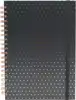 Blok kolegij A4 crte 120L s gumicom Dots 1 Marker crni 2429