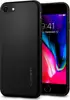 Spigen Liquid Air, zaštitna maska za telefon, crna - iPhone SE (2022/2020)/8/7