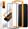 Spigen Glass tR AlignMaster, zaštitno staklo za ekran telefona, 2 kom, FC crni - iPhone 15 Pro Max (AGL06875)