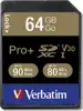 Verbatim PRO - flash memory card - 64 GB - SDXC UHS-I