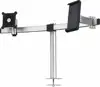 DURABLE monitor mount PRO 1Mon. 1tablet table diameter silver.