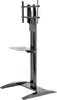 Equip floor stand 37"-75"/ 1TFT 30kg 1 shelf height sw