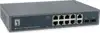 LevelOne Switch 10x GE GEP-1221 2xGSFP 19" 150W 8xPoE+