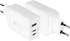 GoodConnections Charger 65W 3-Port 2xUSB-C/USB-A QC3.0 Weiß