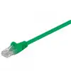 U/UTP prespojni kabel Cat.5e PVC CCA AWG26, zeleni, 10,0 m