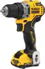 DEWALT DCD701D2-QW Cordless Drill 2x 12V 2Ah XR TSTAK Black, Yellow