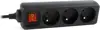 Gembird EG-PSU3F-01 surge protector Black 3 AC outlet(s) 230 V 0.6 m