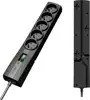 Ever T/LZ09-CLA050/0000 Surge protector Power strip Black 5 sockets