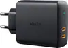 AUKEY PA-D5 GaN mobile device charger Black 2xUSB C Power Delivery 3.0 63W 6A Dynamic Detect