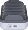 Manhattan Charging Station, 10x Ports: 3x USB-C (up to 18W PD) and 7x USB-A (up to 12W), 120W Total Output, White/Grey, Three Year Warranty, Box