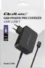 Qoltec 52385 GaN POWER PRO charger | 1xUSB-C | 45W | 5-20V | 2.25-3A | Black