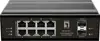 LevelOne Switch 8x GE IGP-1031 2xGSFP 240W 8xPoE+