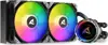 Sharkoon Wasserkühlung S80 RGB 2 Lüfter 240mm schwarz