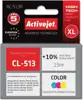 Activejet AC-513R Ink cartridge (replacement for Canon CL-513; Premium; 15 ml; color)
