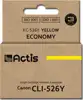 Actis KC-526Y Ink Cartridge (replacement for Canon CLI-526Y; Standard; 10 ml; yellow)