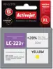 Activejet AB-223YN Ink (replacement for Brother LC223Y; Supreme; 10 ml; yellow)