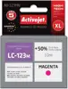 Activejet AB-123MN Ink cartridge (replacement for Brother LC123M/121M; Supreme; 10 ml; magenta)