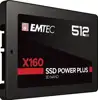EMTEC SSD 512GB 3D NAND X160 2,5" Intern bulk