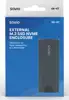 Savio M.2 SSD NVMe external drive enclosure, USB-C 3.1, AK-67, grey