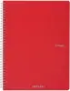Bilježnica Fabriano Ecoqua original A4 90g 70L spiralna crte lampone 19290206